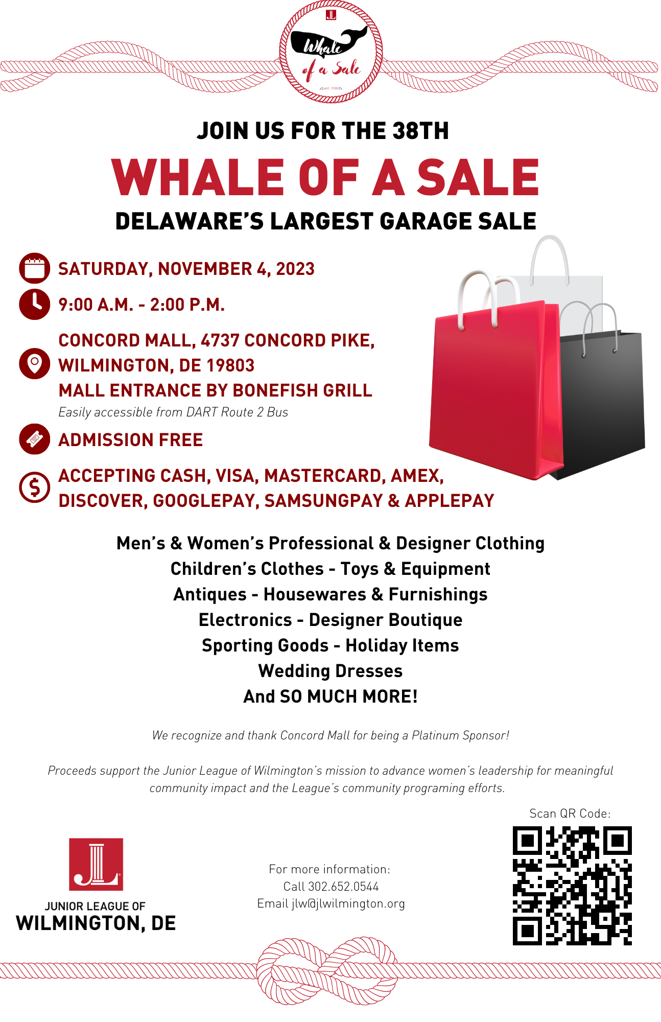 Whale of a Sale! Junior League of Wilmington